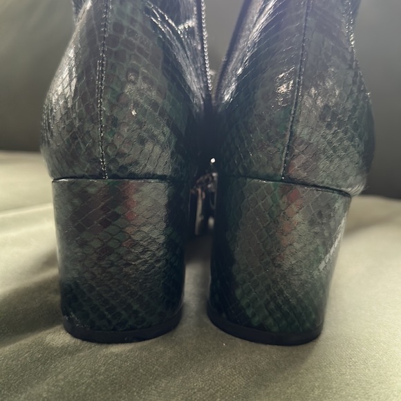 Marc Fisher Snakeskin Booties - Picture 3 of 9